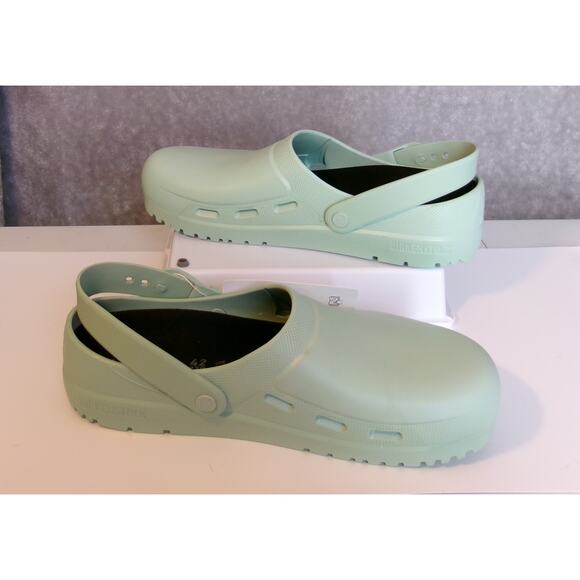 NIB Birkenstock Birki Air 2.0 Polyurethane Matcha EU 42 US W11 M9 Nursing Clog - Picture 1 of 5